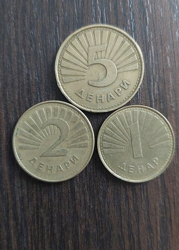 Makedonya madeni para koleksiyon 3 adet fiyatıdır. - Görsel 2