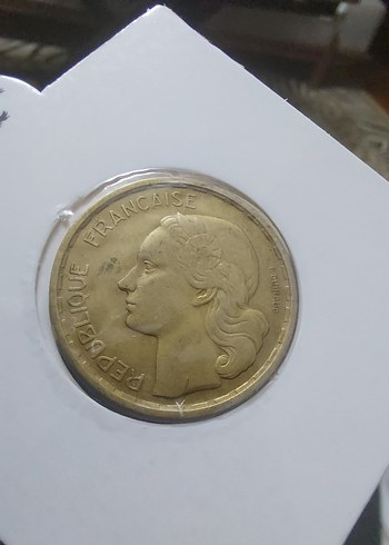 20 Francs Horozlu 1950 - Görsel 2