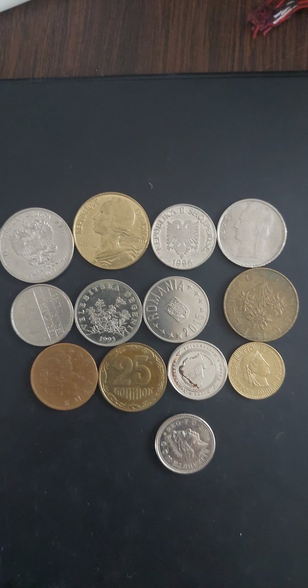 13 adet madeni para  koleksiyon Avrupa - Görsel 2