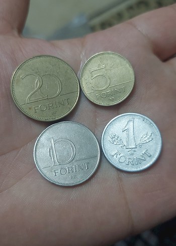 Macaristan madeni para koleksiyonu 4 adet fiyatıdır