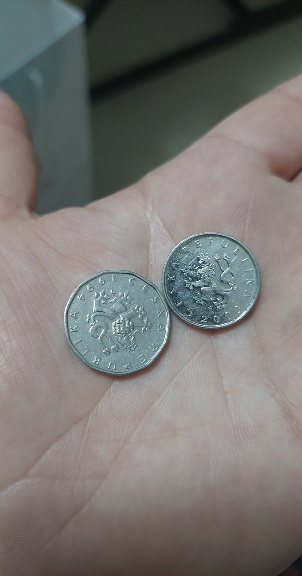 Çekya madeni paraları 2 adet fiyatıdır - Görsel 2