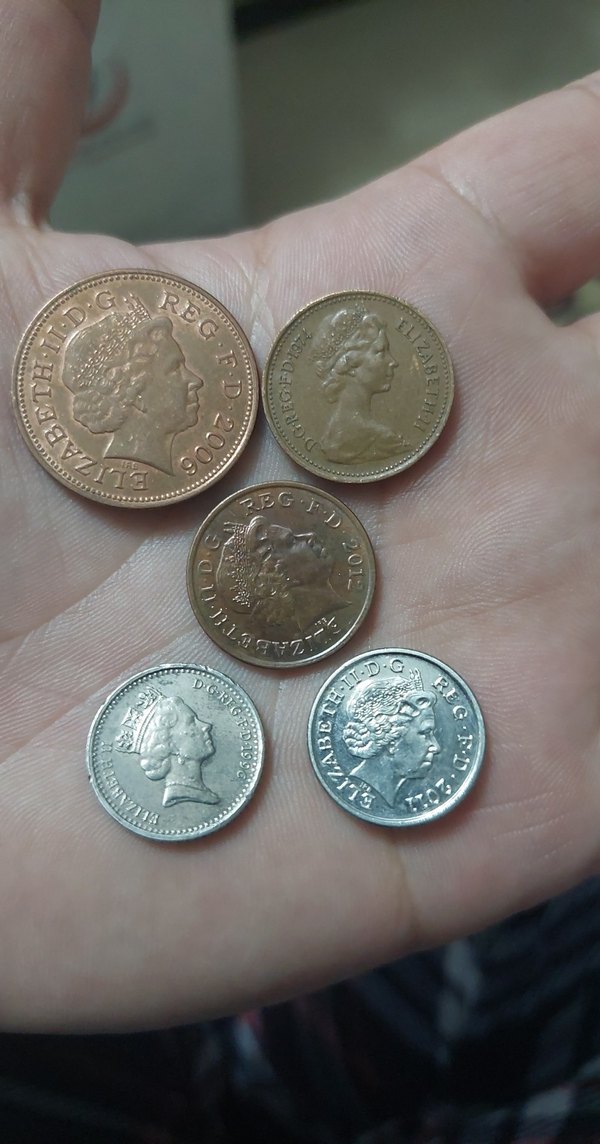 Birleşik  Krallık madeni para koleksiyon 5 adet - Görsel 2