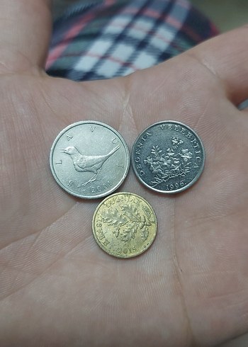 Hırvatistan madeni paraları koleksiyon 3 adet fiyatıdır - Görsel 2