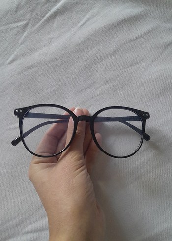 Şeffaf Gri gold siyah  Kadın Minimalist Gözlük - Görsel 4