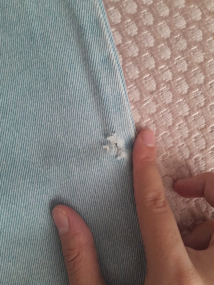 Gri Düğmeli Kadın Denim Pantolon - Görsel 3