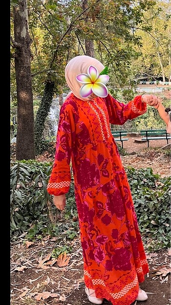 Yazlık tesettür elbise