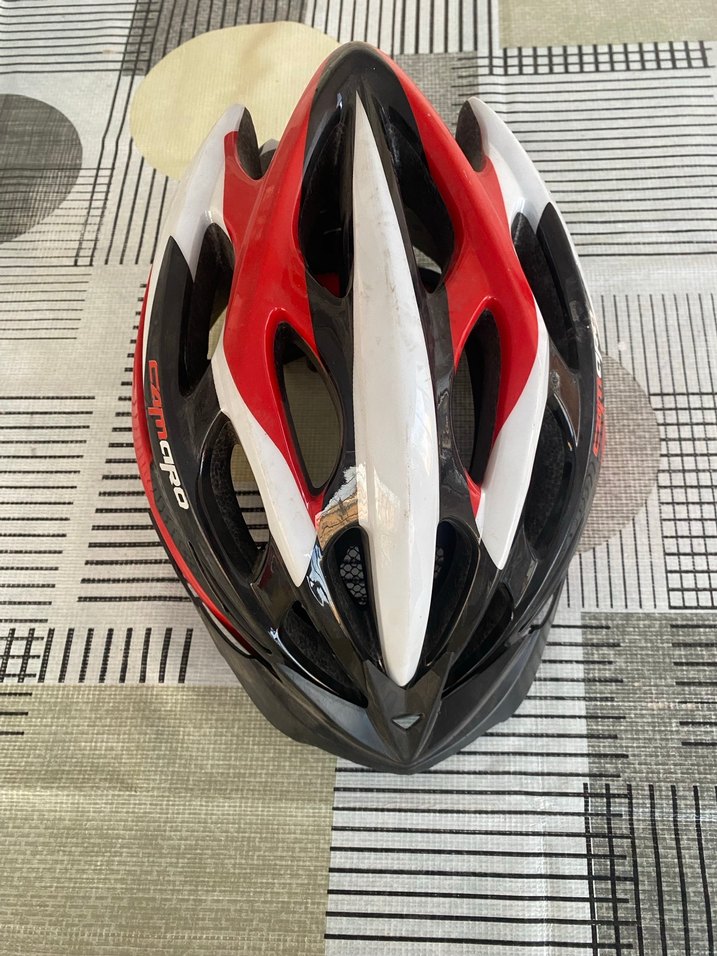 Kırmızı Desenli Camaro Motosiklet Kaskı. L Beden - Görsel 2