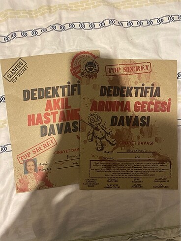 Dedektif oyunları 
