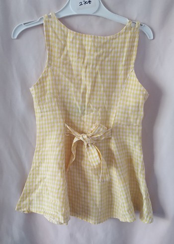 Kolsuz Kız Elbisesi Ve Bandana Takımı - Görsel 3