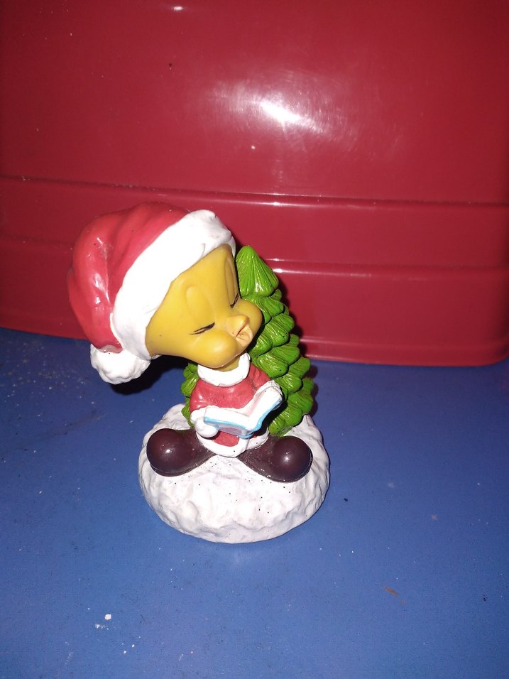 Renkli Yeşil Noel Ağaçlı Tweety Figür - Görsel 2