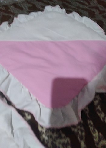 Pembe Nakışlı Bebek Uyku Seti - Görsel 3