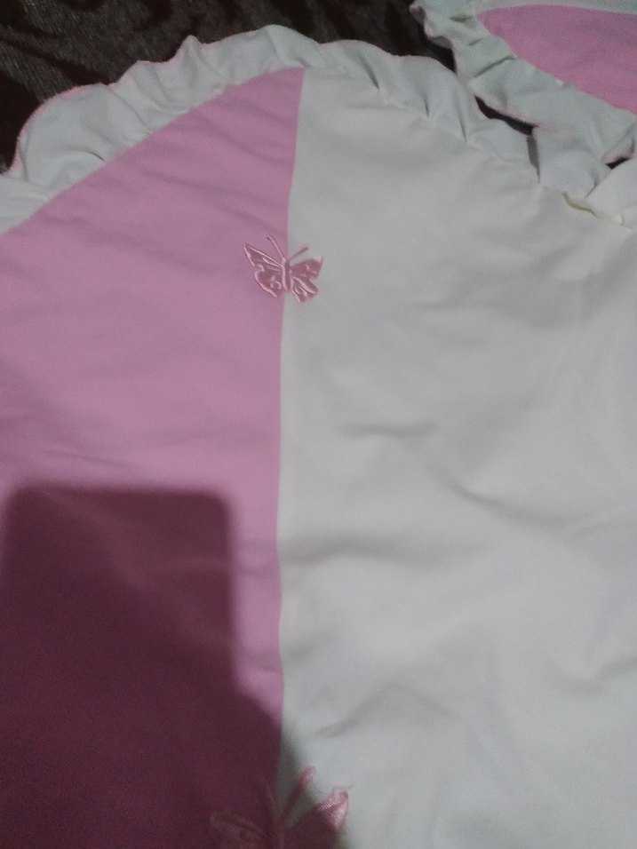 Pembe Nakışlı Bebek Uyku Seti - Görsel 2