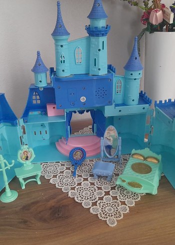 Pastel Mavi Oyuncak Şato Seti