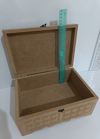 Diğer Kılıpslı boyanabilir ahşap sandık tipidir