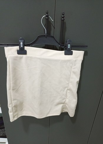 Bej Mini Etek - Görsel 3