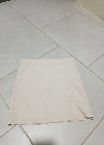 Bej Mini Etek - Görsel 2