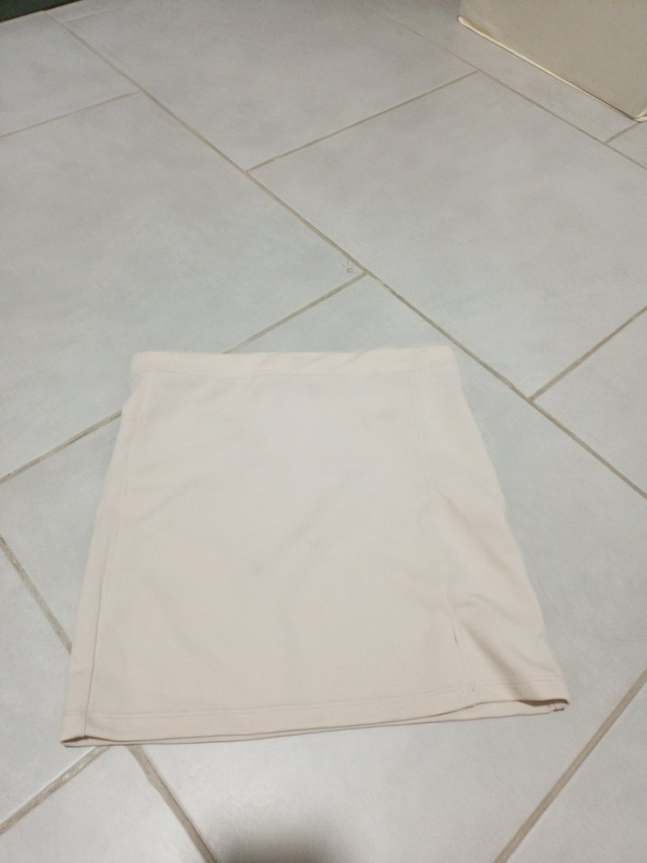 Bej Mini Etek - Görsel 2