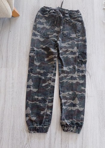 Diğer Kamuflaj Desenli Denim pantolon
