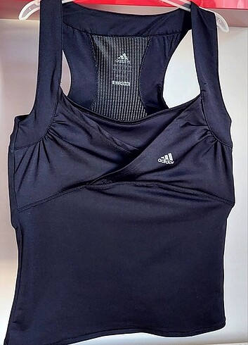 xs Beden siyah Renk Adidas spor T-shirt + Badi