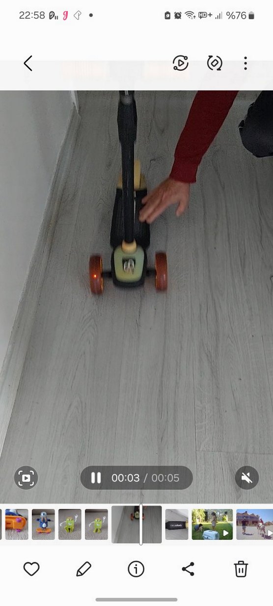 Turuncu Çocuk Scooter - Görsel 5