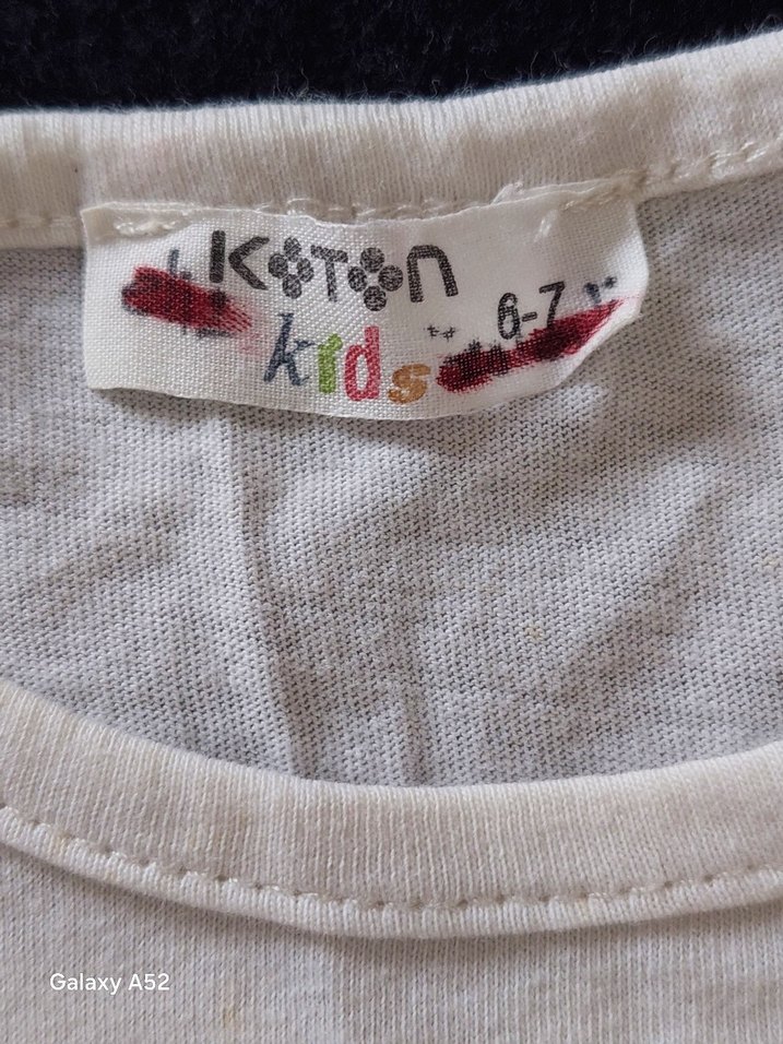 Koton Kız Çocuk Baskılı Kısa Kollu Tişört - Görsel 2