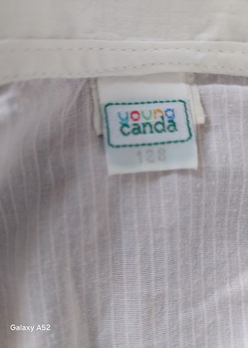 YOUNG Kız Çocuk Düğmeli Pembe Kısa Kollu Gömlek - Görsel 3