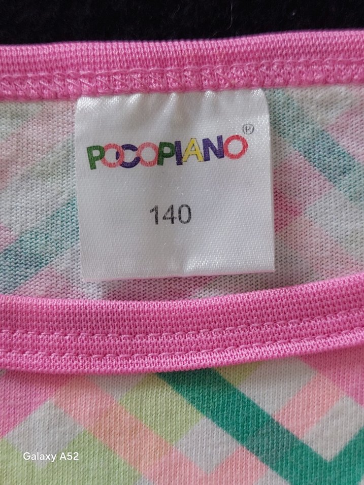 Kız Çocuk Pembe İnce Askılı Tışört - Görsel 3