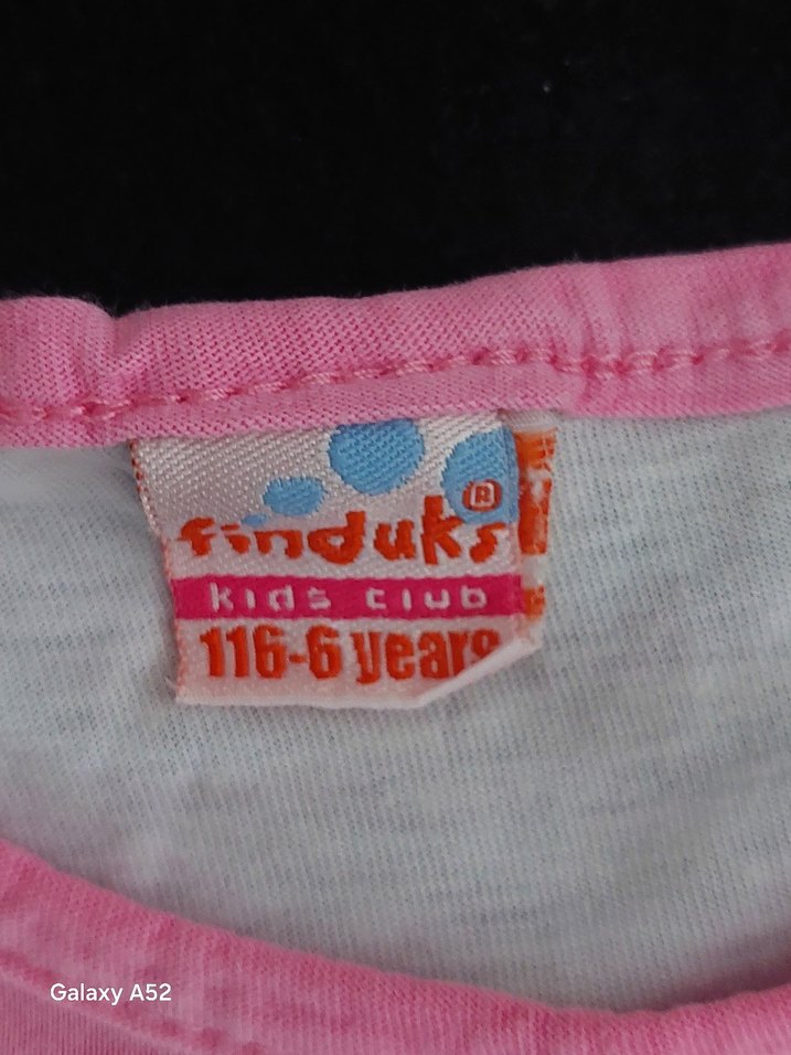 Kız Çocuk Pembe Dantelli Kısa Kollu Tişört - Görsel 3