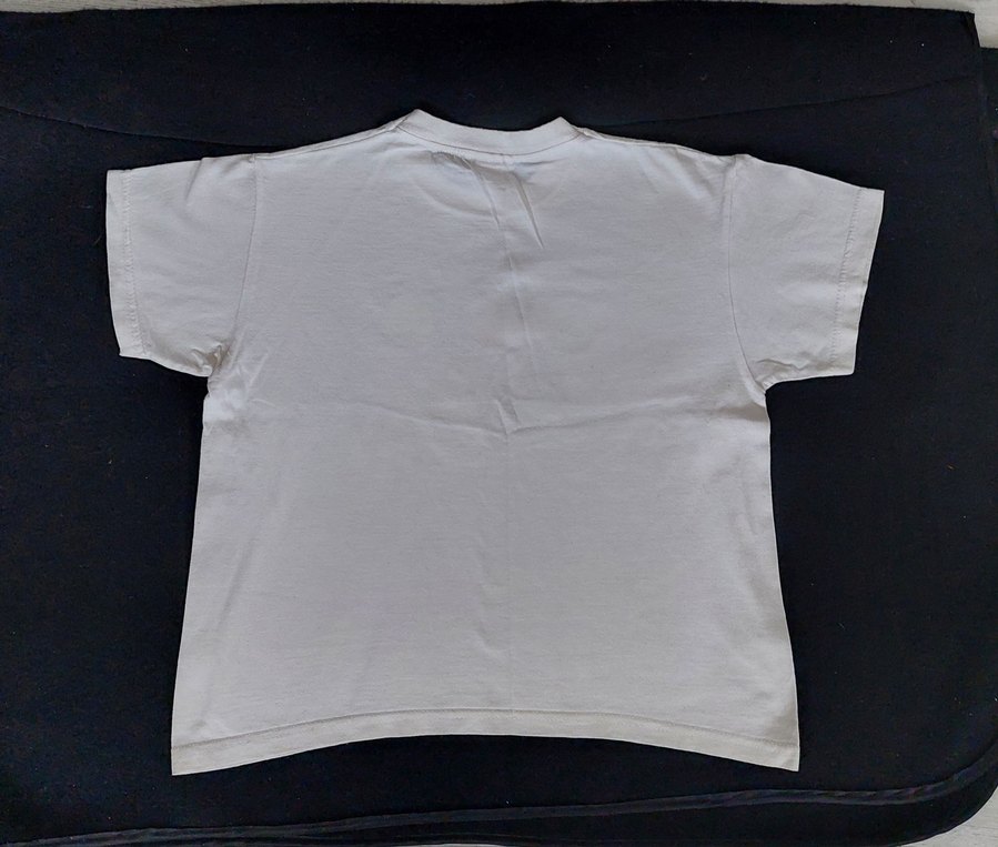 Beyaz Kısa Kollu Bohem Kız Tişörtü - Görsel 3