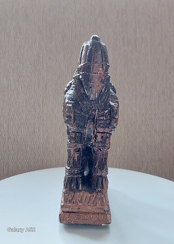 Çanakkale hatırası Koyu Kahverengi At Figürin - Görsel 4