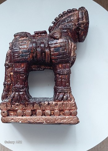 Çanakkale hatırası Koyu Kahverengi At Figürin - Görsel 5