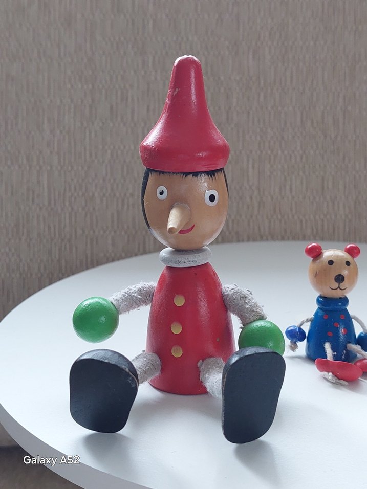 Pinokyo, Ahşap Figür Oyuncaklar - Görsel 2