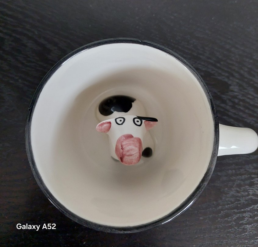 İnek 3D Figürlü kahve kupası - Görsel 2