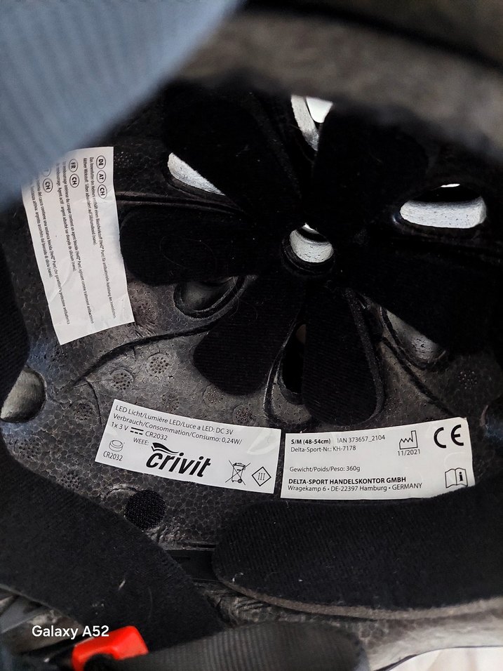 CRİVİT 48-54 Siyah Biker Tarzı Motosiklet Kaskı - Görsel 5