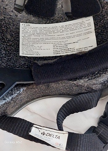 ORJİNAL Delta Siyah Biker Motosiklet Kaskı - Görsel 4