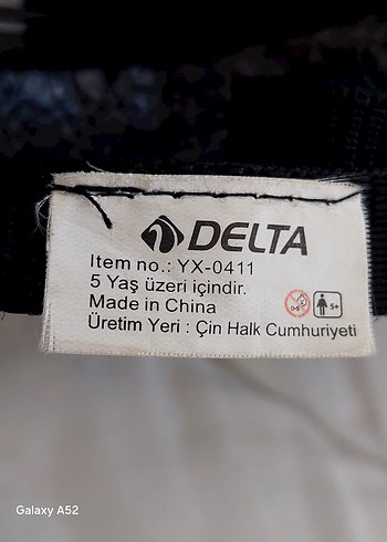 ORJİNAL Delta Siyah Biker Motosiklet Kaskı - Görsel 6