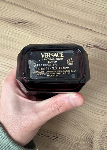 Versace Crystal Noir Parfum Pour Femme 90 ml - Görsel 2