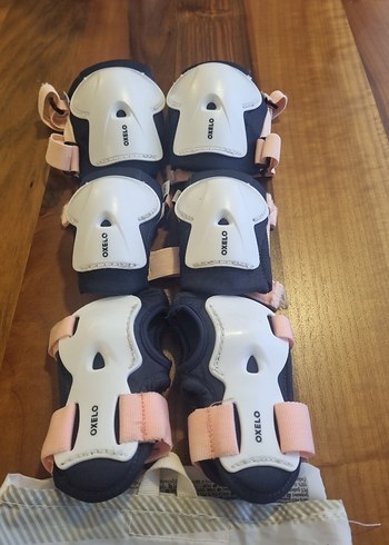 Beyaz Pastel Motosiklet Dizlik XS Velcro - Görsel 2