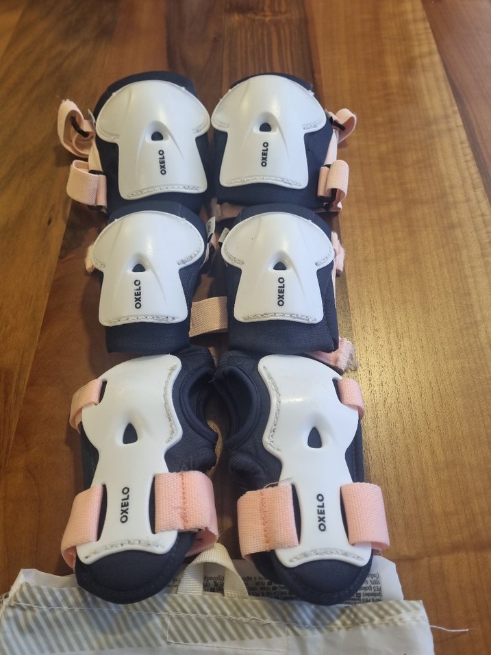 Beyaz Pastel Motosiklet Dizlik XS Velcro - Görsel 2