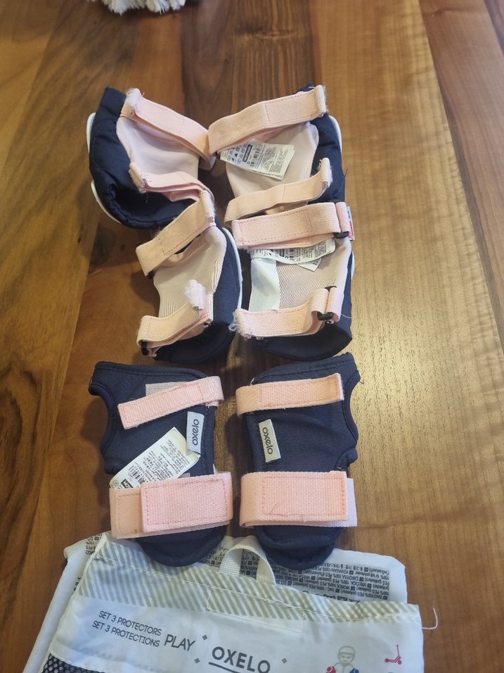 Beyaz Pastel Motosiklet Dizlik XS Velcro - Görsel 4