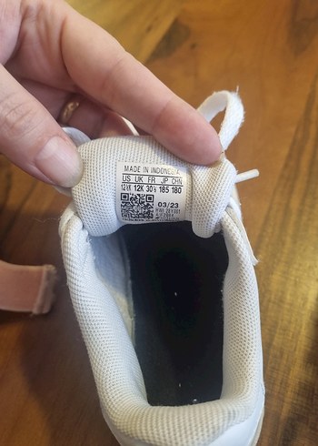 Beyaz Bağcıklı Spor çocuk Ayakkabısı - Görsel 4