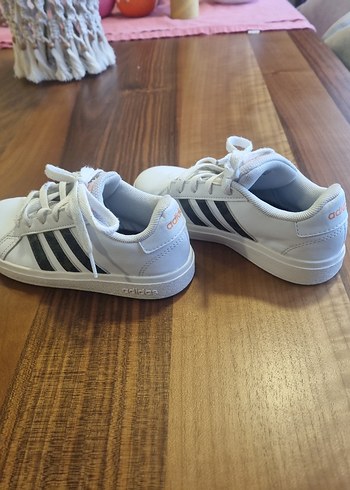 Beyaz Bağcıklı Spor çocuk Ayakkabısı - Görsel 3