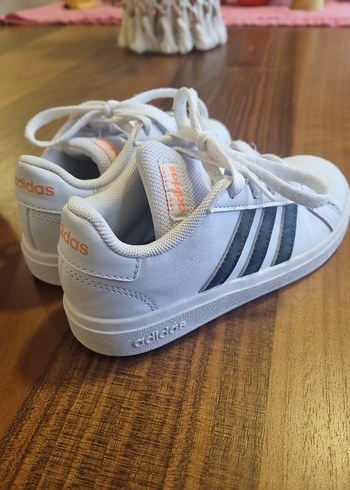 Beyaz Bağcıklı Spor çocuk Ayakkabısı - Görsel 5