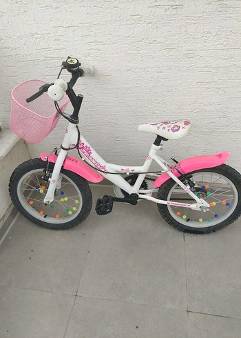 Pembe Sepetli Renkli Çocuk Bisikleti - Görsel 4