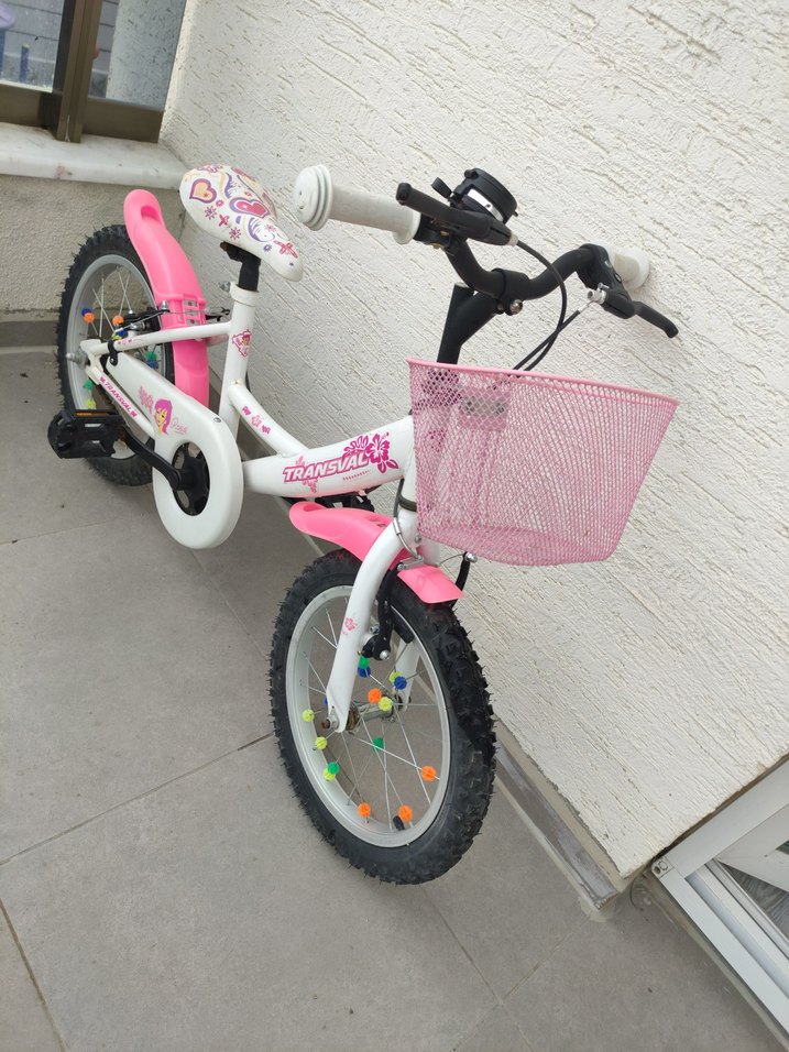 Pembe Sepetli Renkli Çocuk Bisikleti - Görsel 3