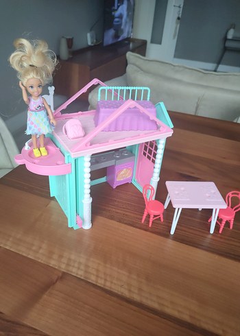 Pembe Pastel Mini Bebek Evi ve Mobilya Seti - Görsel 5
