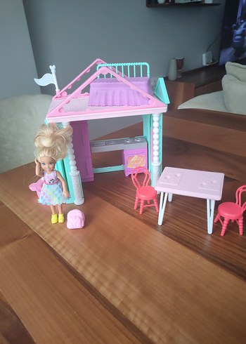 Pembe Pastel Mini Bebek Evi ve Mobilya Seti - Görsel 3