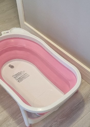 Katlanabilir Bebek Küveti Pembe - Görsel 3