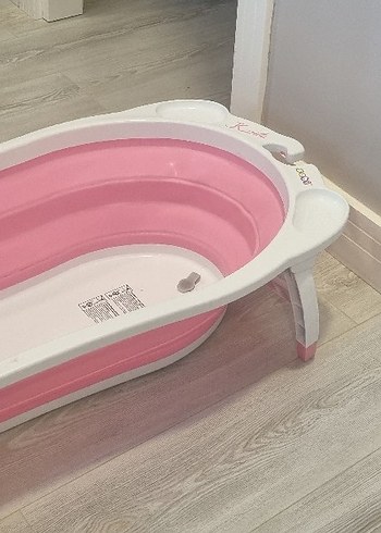 Katlanabilir Bebek Küveti Pembe - Görsel 4