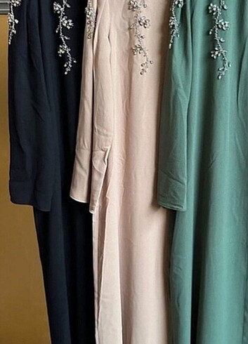 Siyah şık ferace abaya